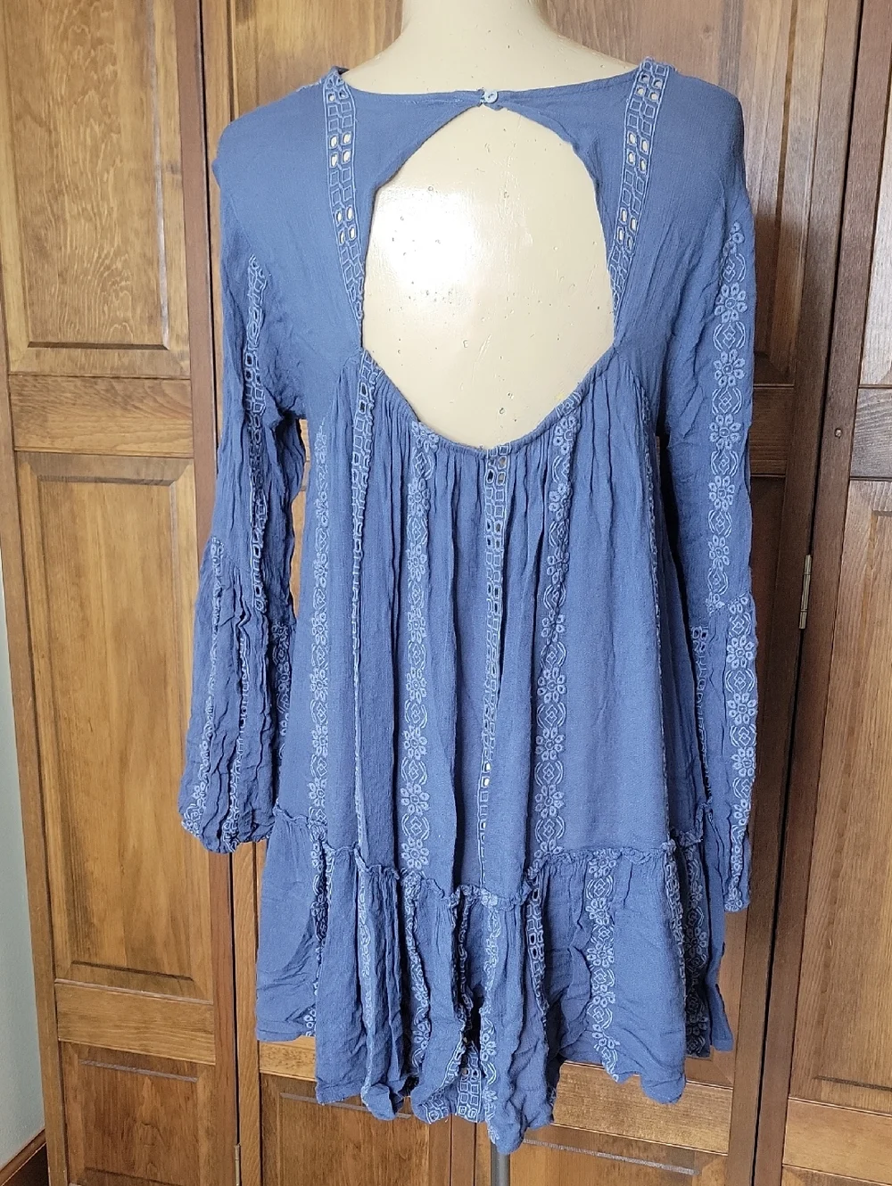 Free People NWOT Kiss Kiss Tunic Top  Sz Small - Picture 13 of 14